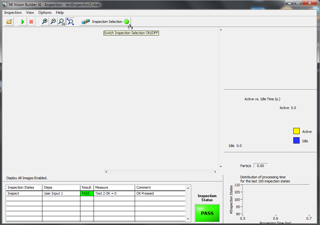 Using Select Inspection in Vision Builder for Automated Inspection